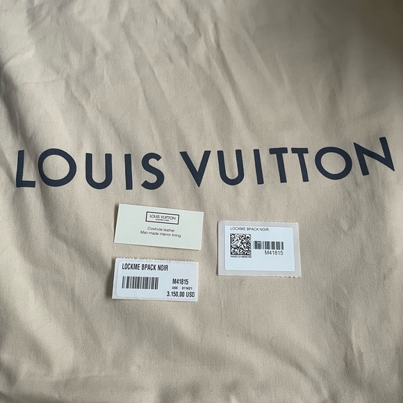 Brand new, never used, in the original box LV Calfskin Lockme Mini Backpack main image 4